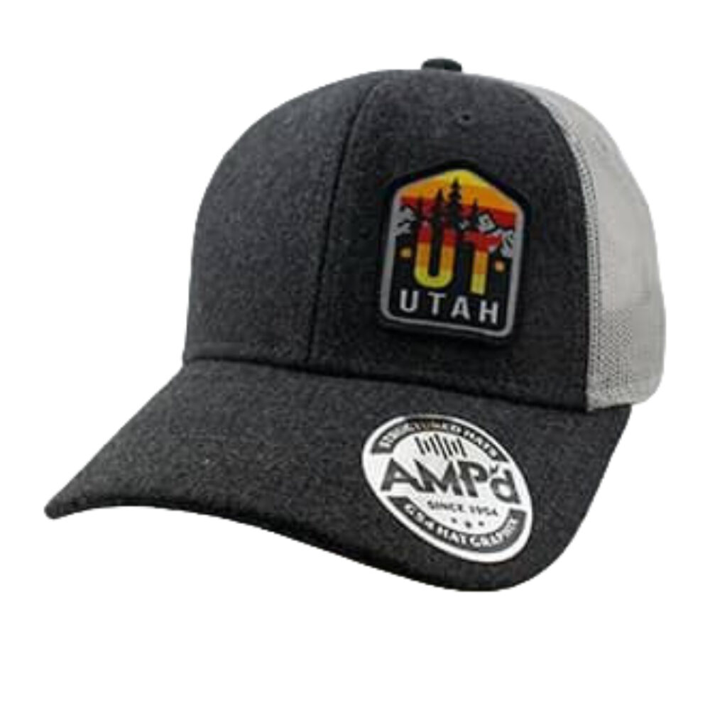 UTAH DARK GRAY WOOL HAT