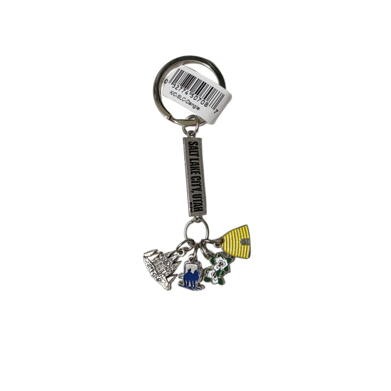 Salt Lake City Keychain With Charms