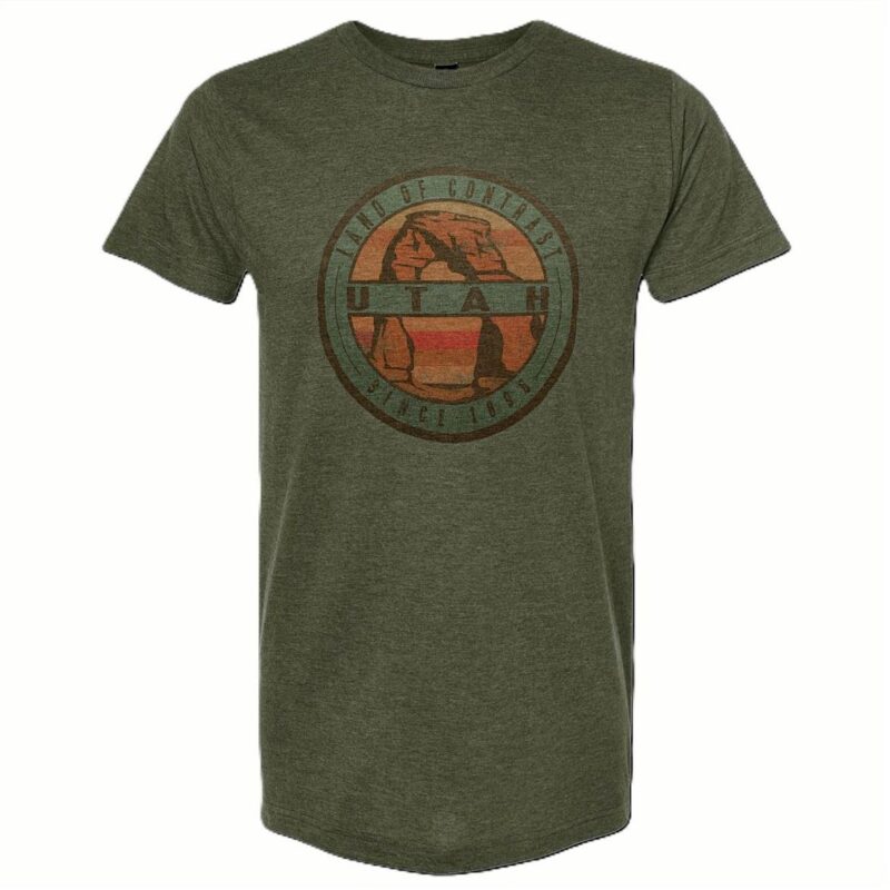 Utah T-Shirt Arch Land Of Contrast 1896