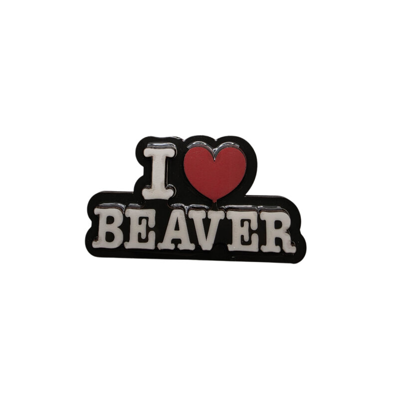 I Love Beaver 3D Magnet