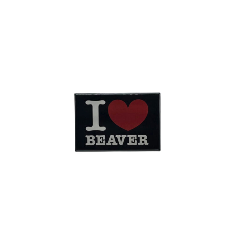 I Love Beaver Magnet