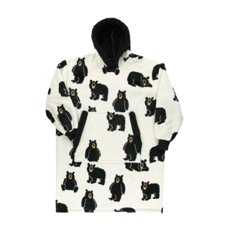 Black Bear Blanket Hoodie