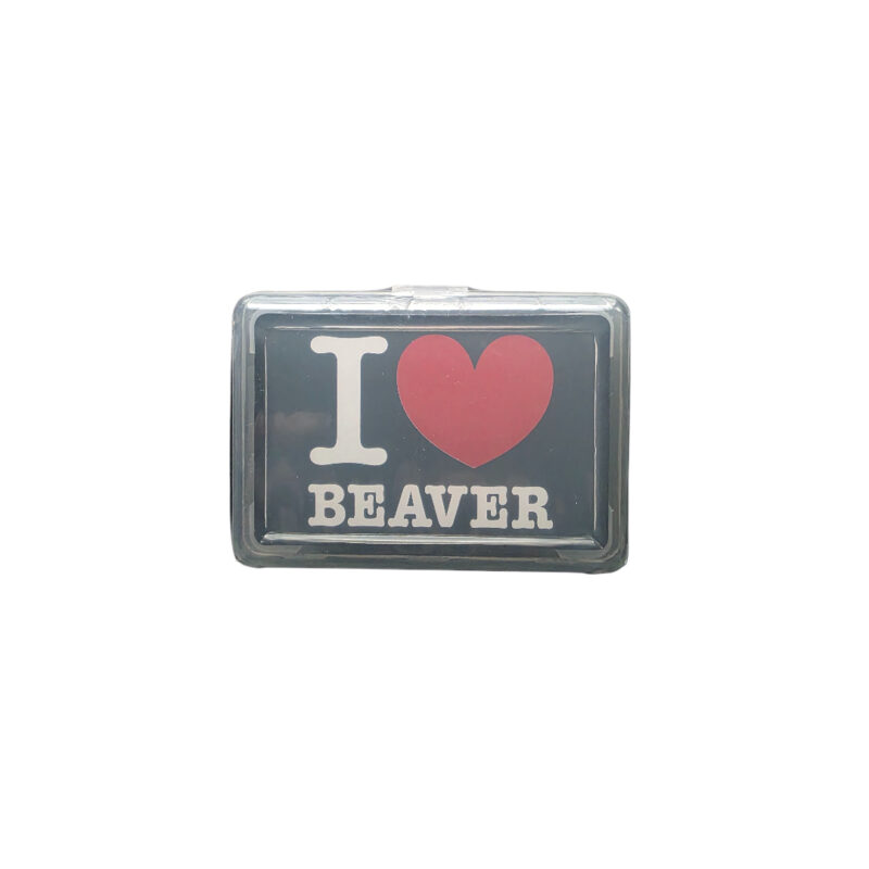 I Love Beaver Playing Cards