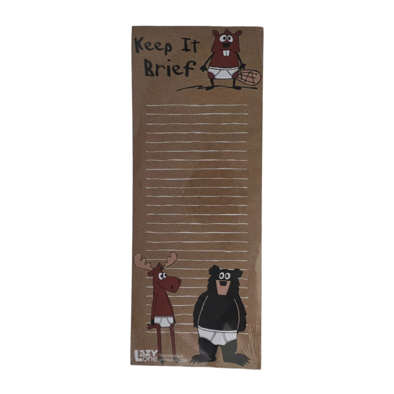 Keep it Brief Notepad