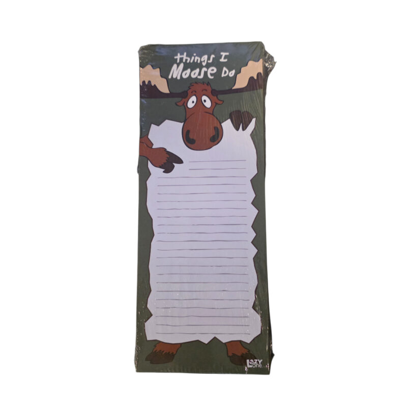 Things I Moose Do Notepad