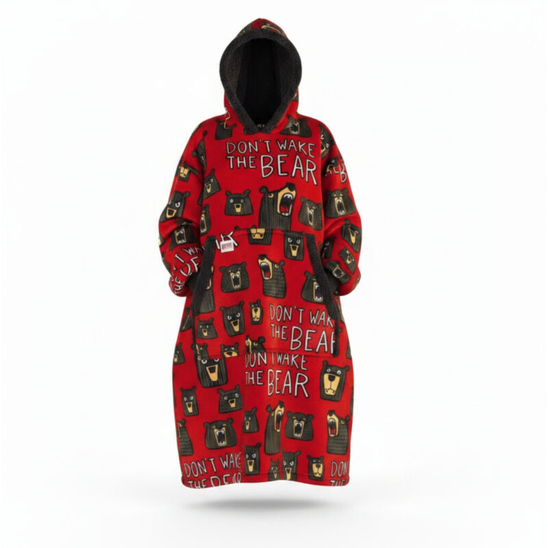 Dont Wake The Bear Blanket Hoodie