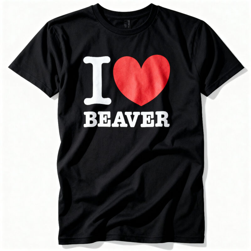 I Love Beaver T-Shirt